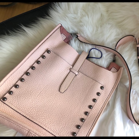 Rebecca Minkoff Pink Leather Saddle Bag - Picture 2 of 8